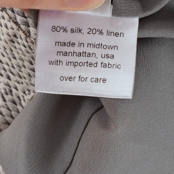 Rachel Comey Long Sleeve Silk/Linen Mini Dress - Picture 7 of 10